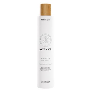 Sampon pentru purificare scalp Kemon Actyva Purezza (Concentratie: Sampon, Gramaj: 250 ml)