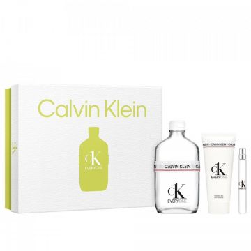 Set cadou Calvin Klein Everyone (Continut set: 200 ml Apa de Toaleta + 100 ml Gel de dus + 10 ml Apa de Toaleta)