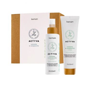 Set pentru volum Kemon Actyvia Volume e Corposità, Balsam 200 ml + Spray 125 ml