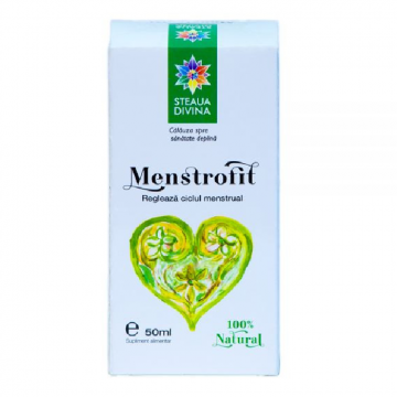 Extract hidroalcoolic Menstrofit, 50 ml, Steaua Divina