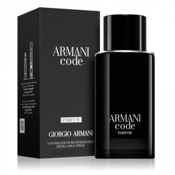 Giorgio Armani Code, Barbati, Parfum, reîncărcabil (Gramaj: 75 ml, Concentratie: Parfum)