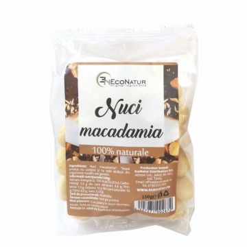 Nuci de Macadamia, 150g, EcoNatur