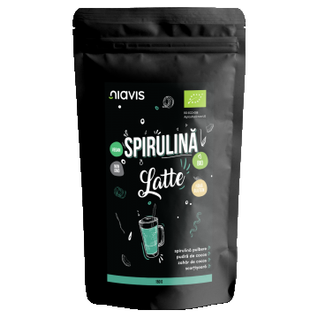 Pulbere ecologica Spirulina Latte, 150g, Niavis