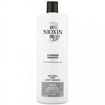Sampon impotriva caderii parului Nioxin System 1 pentru par natural (Concentratie: Sampon, Gramaj: 1000 ml)