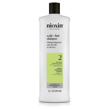 Sampon impotriva caderii puternice a parului Nioxin System 2 pentru par natural (Concentratie: Sampon, Gramaj: 1000 ml)