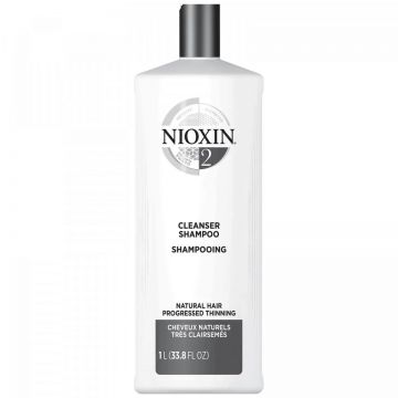 Sampon impotriva caderii puternice a parului Nioxin System 2 pentru par natural (Concentratie: Sampon, Gramaj: 1000 ml)