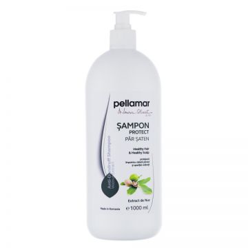 Sampon Pellamar pentru par saten cu extract de nuc (Concentratie: Sampon, Gramaj: 1000 ml)