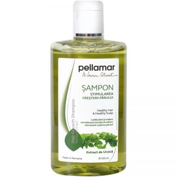 Sampon pentru stimularea cresterii parului cu extract de urzica Pellamar, 250 ml (Concentratie: Sampon, Gramaj: 250 ml)