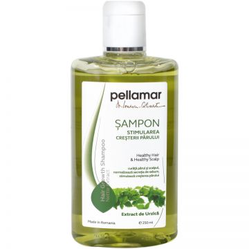 Sampon pentru stimularea cresterii parului cu extract de urzica Pellamar, 250 ml (Concentratie: Sampon, Gramaj: 250 ml)