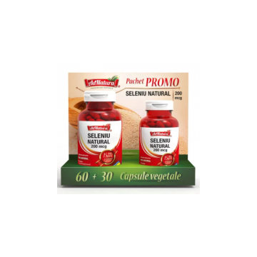 Seleniu natural (promo) 60+30cps ADNATURA