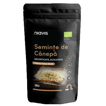 Seminte de canepa decorticate, 200g, Niavis