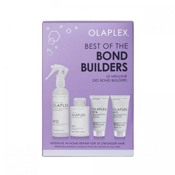Set tratament pentru par Olaplex Best Of The Bond Builders, 315 ml (Concentratie: Set pentru ingrijirea parului, Gramaj: 155 ml + 100 ml + 30 ml + 30 ml)