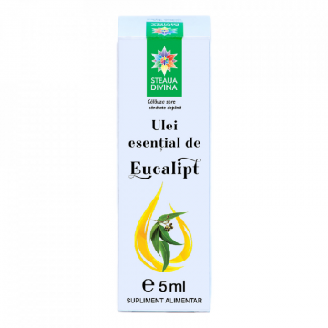 Ulei esential de eucalipt, 5ml, Steaua Divina