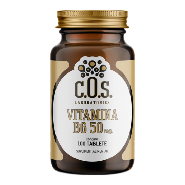 Vitamina B6 50 mg, 100 tablete, COS Laboratories