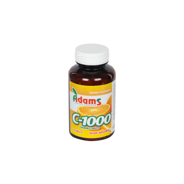 Vitamina C-1000 cu aroma de portocala 70tbl ADAMS SUPPLEMENTS