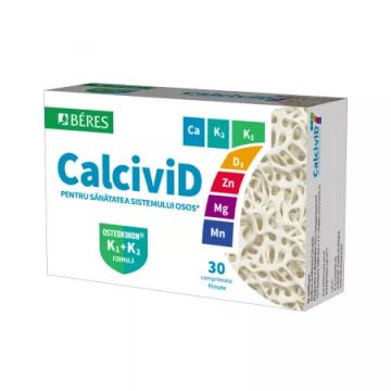 Calcivid, 30 comprimate filmate Beres