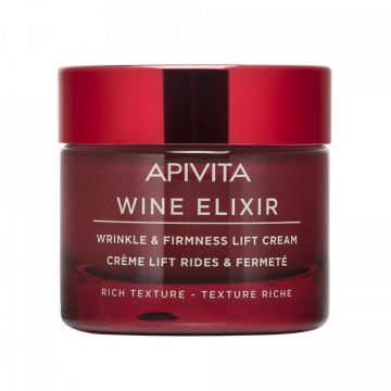 Crema cu textura bogata Apivita Wine Elixir, 50 ml