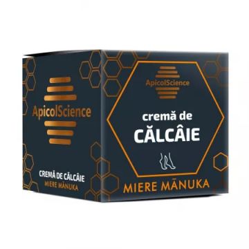 Crema de calcaie cu miere Manuka ApicolScience 50 ml Dvr Pharm