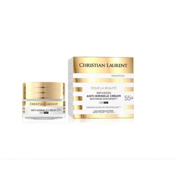Crema de fata Christian Laurent INFUSION ANTI - WRINKLE 55+, 50 ml