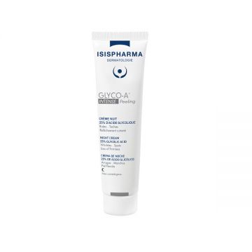 Crema de noapte cu acid glicolic 25% Isispharma Glyco-A Intense Peeling, 30 ml