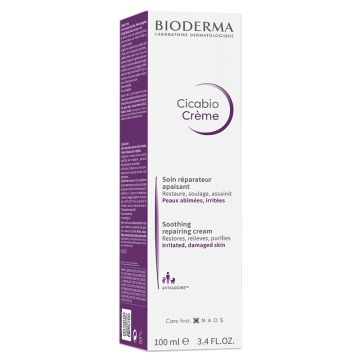 Crema hidratanta pentru iritatii si leziuni Bioderma Cicabio, 100 ml