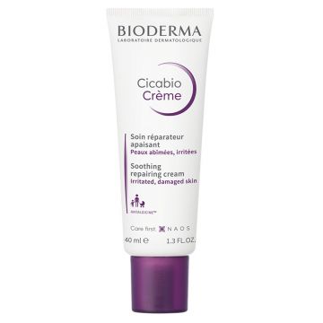 Crema hidratanta pentru iritatii si leziuni Bioderma Cicabio Creme, 40 ml