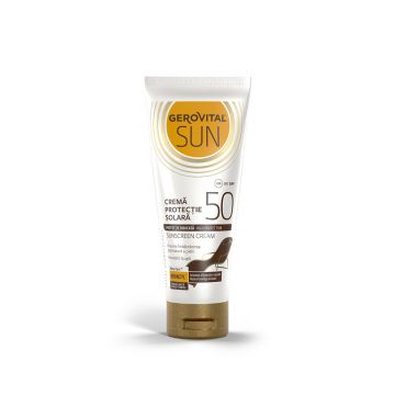 Crema nuantatoare pentru fata Gerovital Sun, SPF 50, 50 ml Crema nuantatoare pentru fata Gerovital Sun, SPF 50, 50 ml