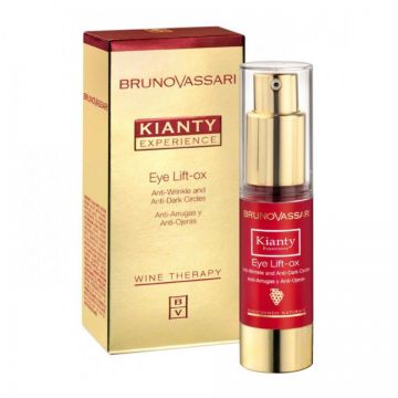Cremă pentru Conturul Ochilor cu Vitamina E Anti-Îmbătrânire pentru Dimineață și Seară Bruno Vassari, Kianty Experience, 15 ml