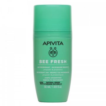 Deo roll-on Apivita Bee Fresh, 50 ml, Apivita