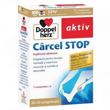 Doppelherz Aktiv Carcel STOP 30 Comprimate + 10 Comprimate Cadou