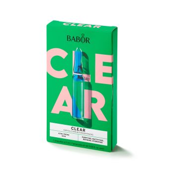 Fiole Doctor Babor Clear pentru purifiere ten, editie speciala Spring, 7 fiole x 2 ml