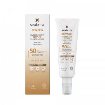 Fluid invizibil calmant Sesderma Repaskin, SPF 50, 50 ml