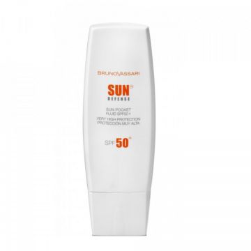 Fluid protecție solară Bruno Vassari Sun Defense, Mattifying micro-spheres UV Protection, 50 ml