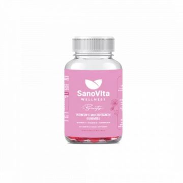 Jeleuri cu multivitamine pentru femei Beauty, 60 bucati, SanoVita Wellness