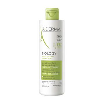 Lapte demachiant hidratant A-Derma Biology (Gramaj: 400 ml)