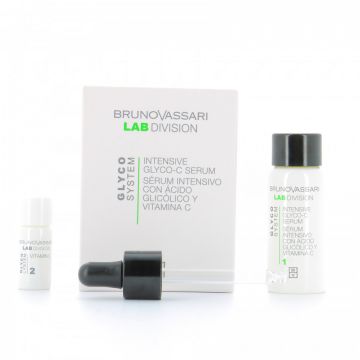 Lotiune - Serum pentru fata Bruno Vassari, Glyco System, Vitamin C, Illuminating, 30 ml