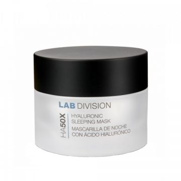 Masca crema pentru noapte Bruno Vassari, Lab Division, Hyaluronic Acid, Hydra-Nourishing, 50 ml
