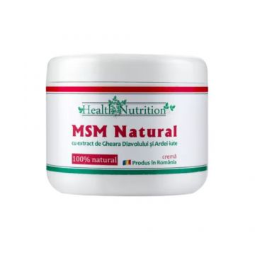 MSM Natural Cremă 200 ml Healtnutrition