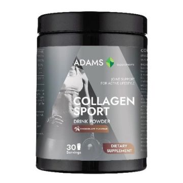 Pudra instant cu aroma de ciocolata Collagen Sport Active Line 600 g Adams