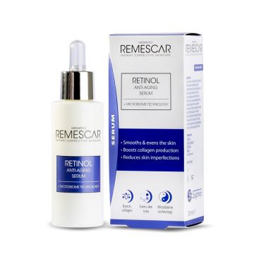 Serum anti-imbatranire cu Retinol, 30 ml, Remescar