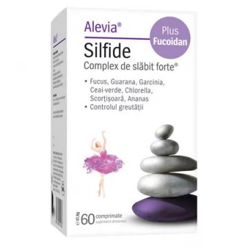 Silfide Complex de slabit forte plus Fucoidan 60 comprimate Alevia