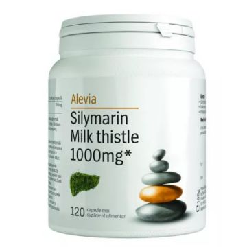 Silymarin Milk thistle 1000mg 120 comprimate Alevia