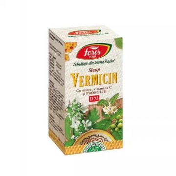 Sirop Vermicin cu miere si propolis D73 100 ml Fares