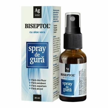 Spray de gura cu Aloe Vera Biseptol 20 ml Dacia Plant