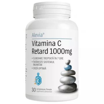 Vitamina C Retard 1000mg 30 comprimate filmate Alevia