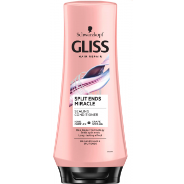 Balsam Split Hair Miracle pentru par deteriorat si varfuri despicate, 200ml, Gliss