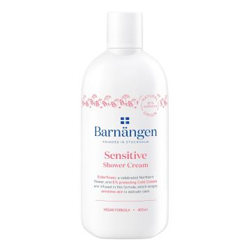 Crema de dus pentru piele sensibila Sensitive, 400ml, Barnängen