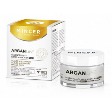 Crema de noapte regeneratoare Arganlife, 50ml, Mincer Pharma