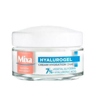 Crema hidratanta cu acid hialuronic Hyalurogel Light pentru ten normal-uscat, 50ml, Mixa