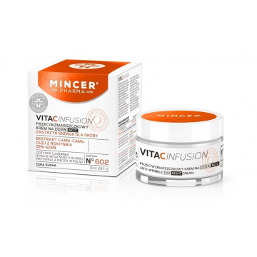 Crema hidratanta de zi si noapte Vitamina C Infusion, 50ml, Mincer Pharma
